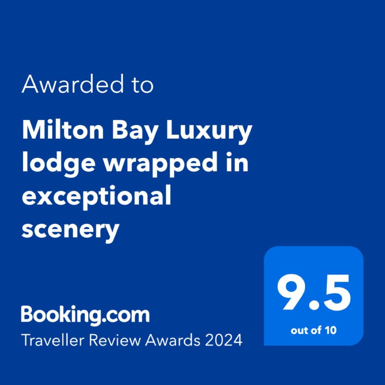 Milton Bay Luxury Lodge Wrapped In Exceptional Scenery Morenish Kültér fotó