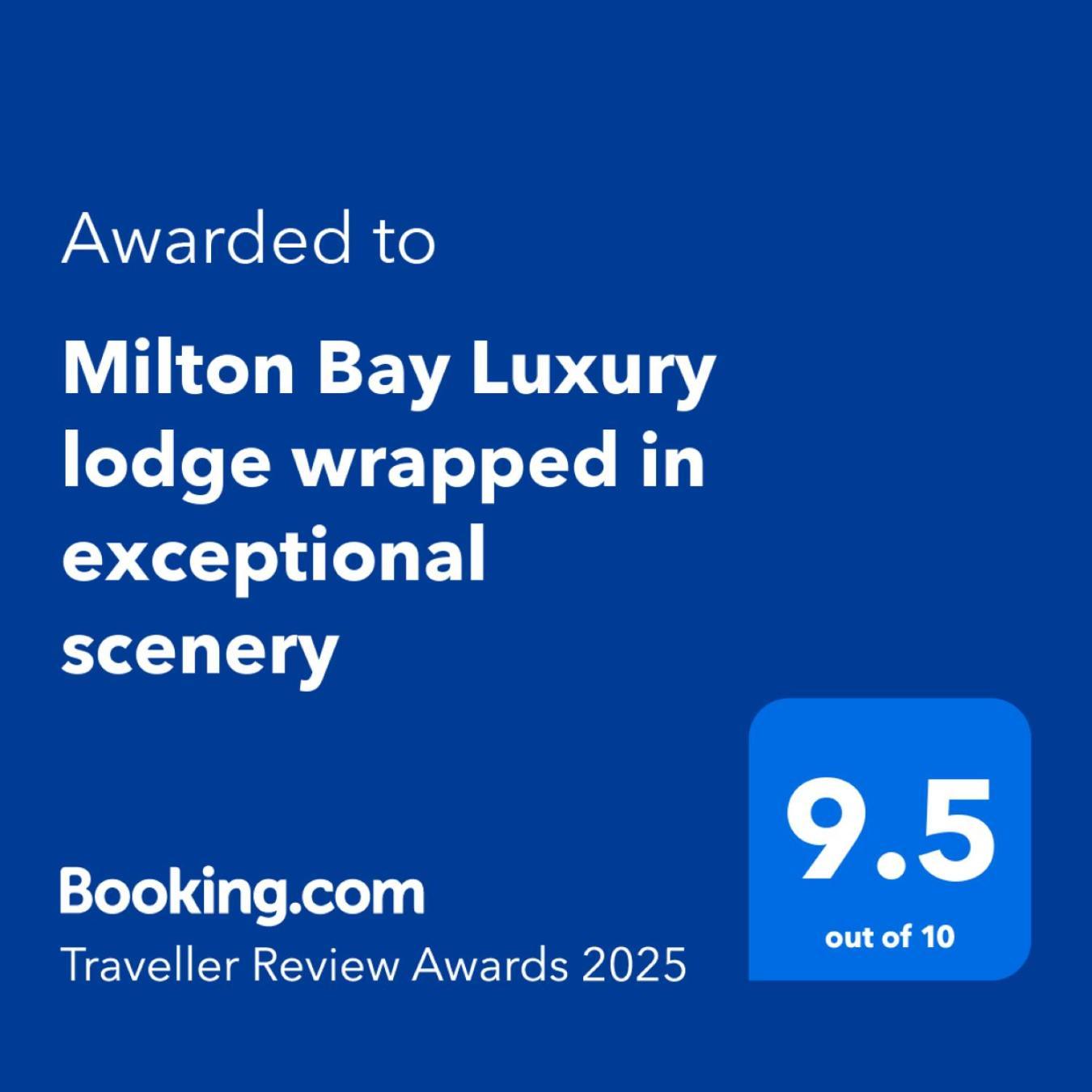 Milton Bay Luxury Lodge Wrapped In Exceptional Scenery Morenish Kültér fotó